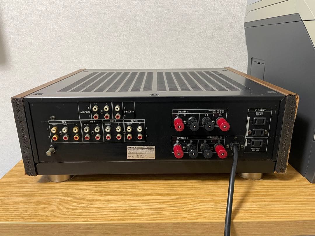 SONY TA-F555ESR プリメインアンプ 点検修理済み 往年の名機