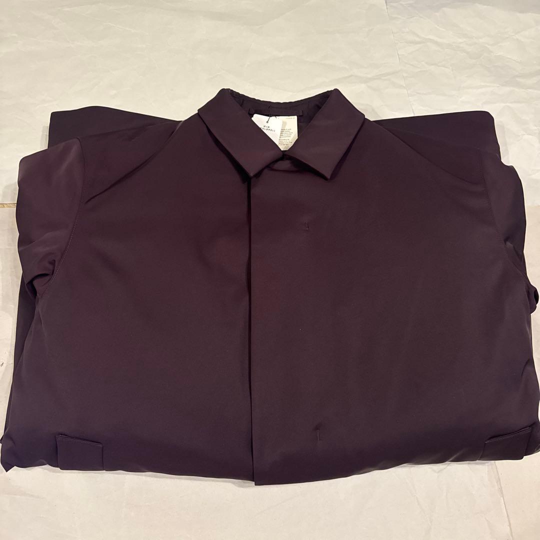 ユニクロ 新品未使用 UNIQLO C パフテックハーフコート(ワイン/M)