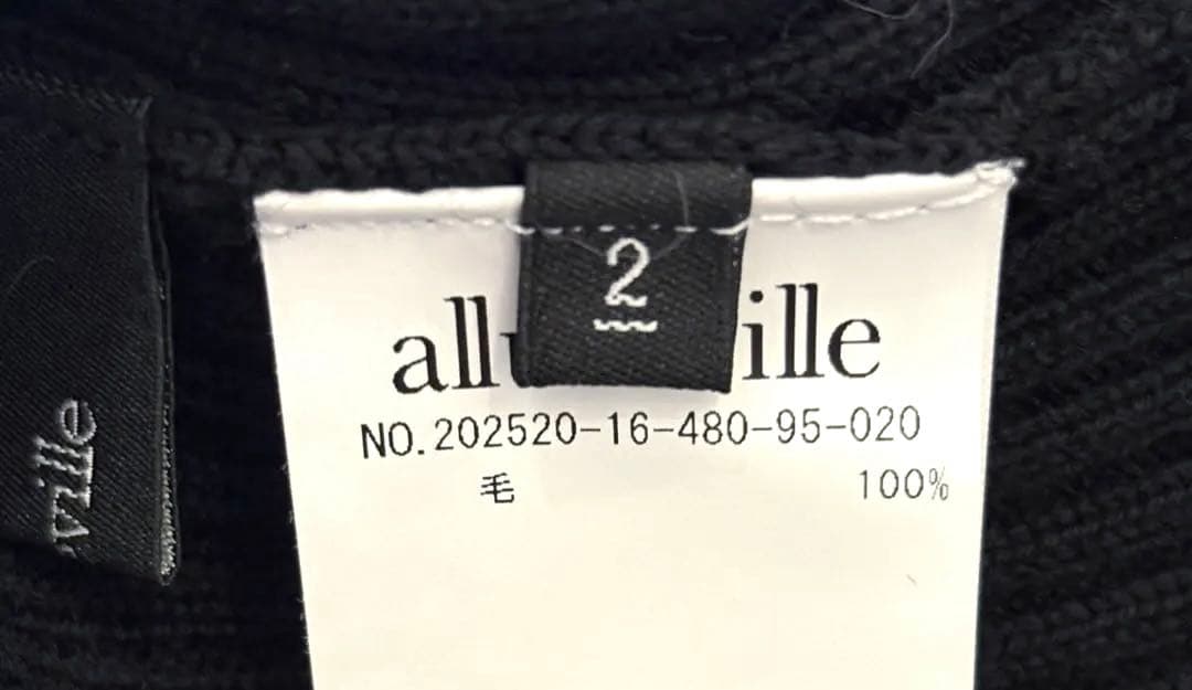 allureville 2WAYネックリブタートル