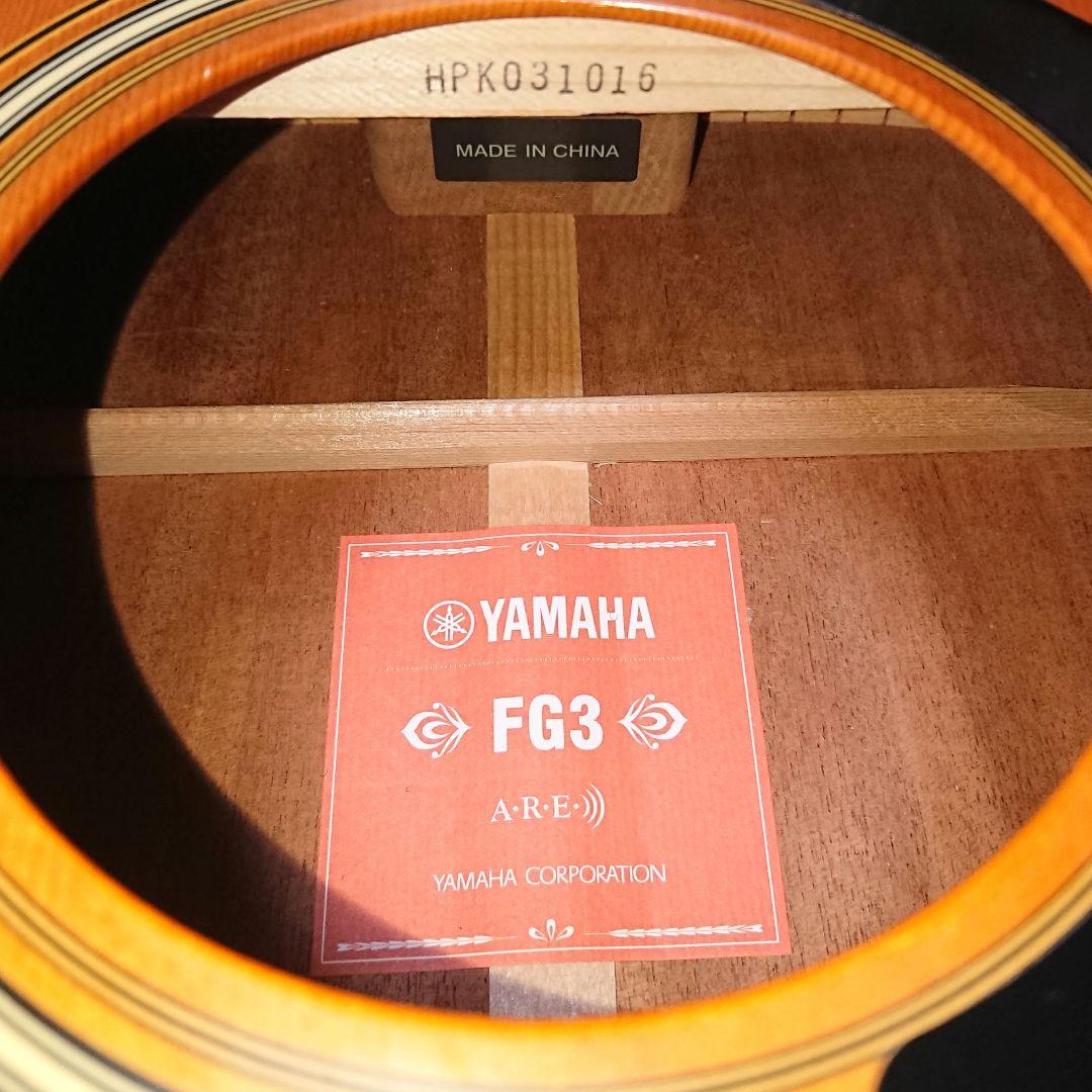 ヤマハ FG3 赤ラベル オール単板 純正ケース ストラップ付き