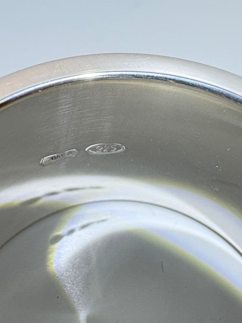 GUCCI ロゴシルバーリング 刻印サイズ:19号【箱/ポーチ付】