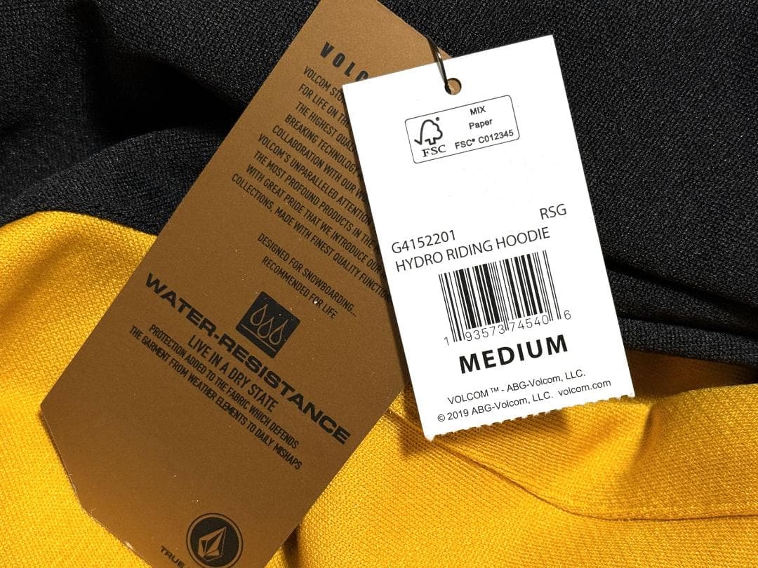 新品 VOLCOM ボルコム HYDRO RIDING HOODIE US:M