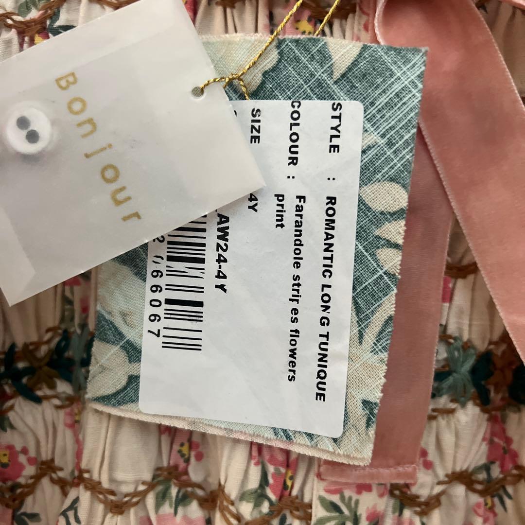 Bonjour Diary ワンピース　4y 新品　チュニック