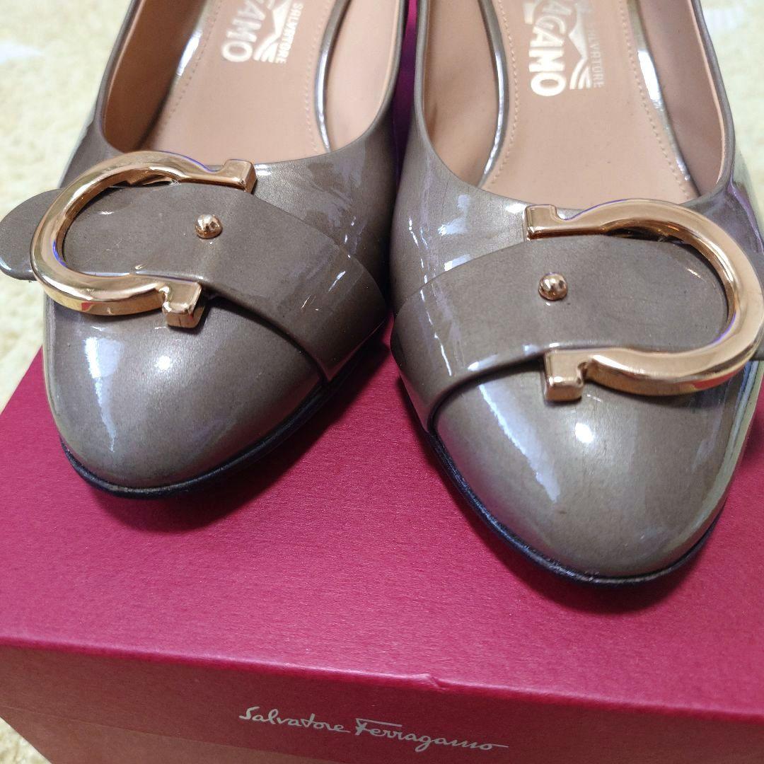 【Ferragamo】サイズ8 1/2　25㎝相当　ガンチーニ　フェラガモ