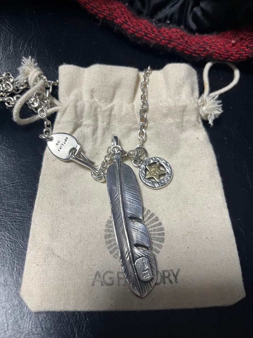 あるじゃん　祐天寺　AG FACTORY シルバーフェザーネックレス