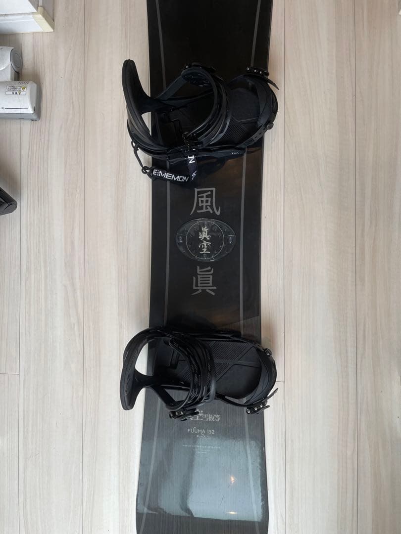 眞空雪板等 152 スノーボード BURTONバインディング Mセット