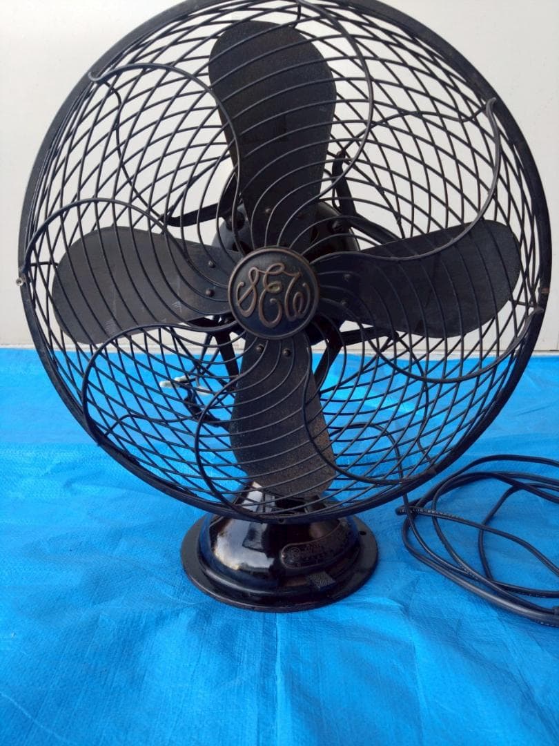 【インテリア】　扇風機　レトロ　芝浦製作所　C-7032　おしゃれ