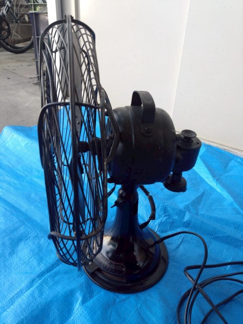 【インテリア】　扇風機　レトロ　芝浦製作所　C-7032　おしゃれ