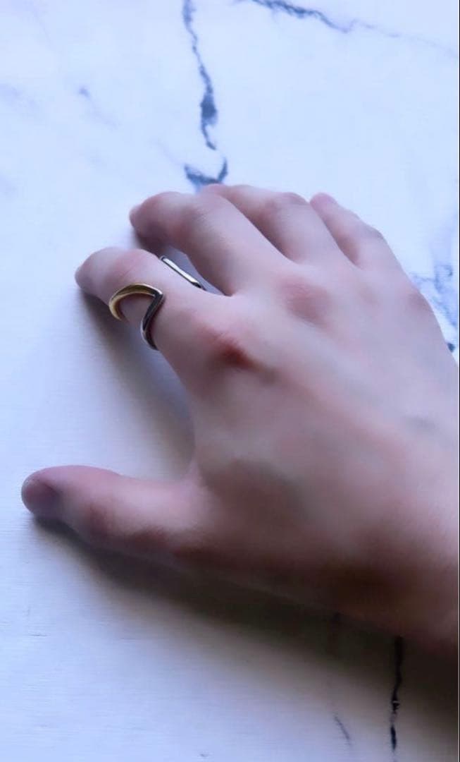 ここのえ期【Maison Margiela】アーマーリング指輪