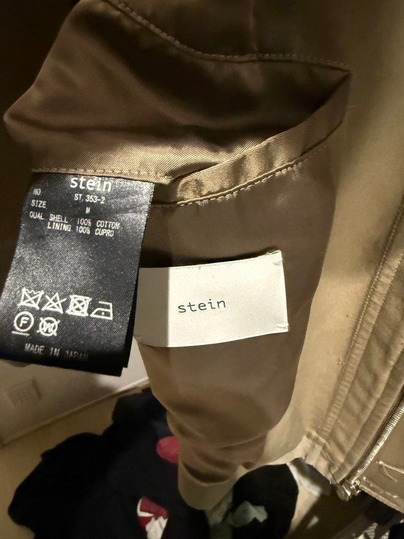 ジャケット・アウター stein OVERSIZED HARRINGTON ZIP JACKET