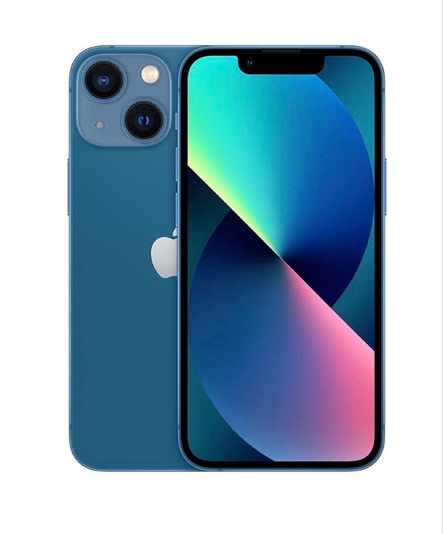 【新品同様★純正液晶】iPhone 13 ブルー　256GB SIMフリー