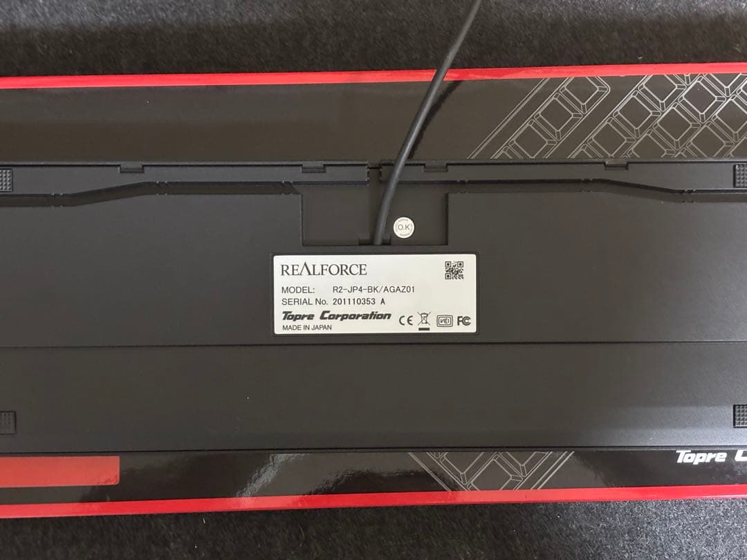 東プレ　リアルフォース　R2-JP4-BK/AGAZ01