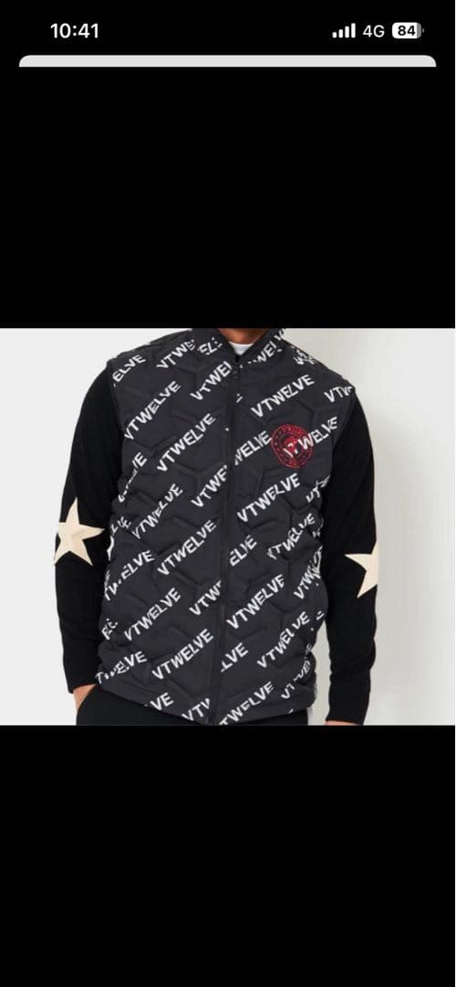 V12ゴルフ　ベスト XL ヴィトゥエルブ　エアーベスト　ブラック