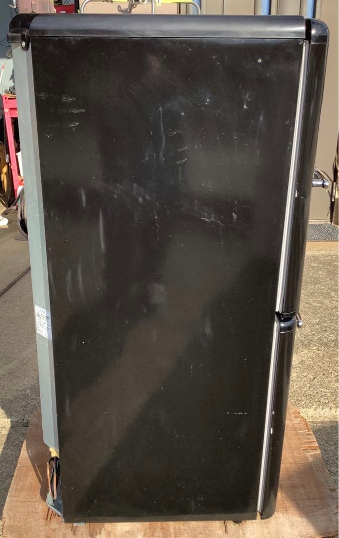 レトロデザイン 2ドア冷凍冷蔵庫 ANG-RE151-A1 149L 18年製