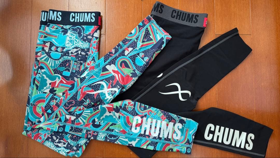 CW-X CHUMS コラボ メンズ ジャケット ハーフパンツ タイツ セット