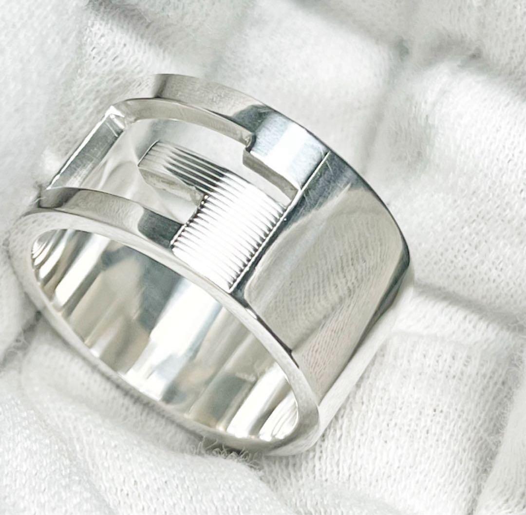 極美品‼️GUCCI 指輪　Gワイドリング 20号