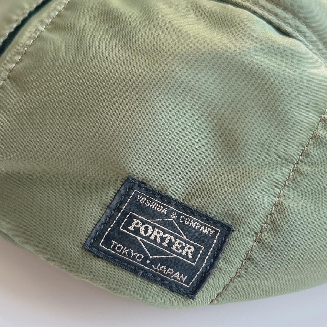 【ポーター】ボディバッグ　グリーン 　PORTER タンカー