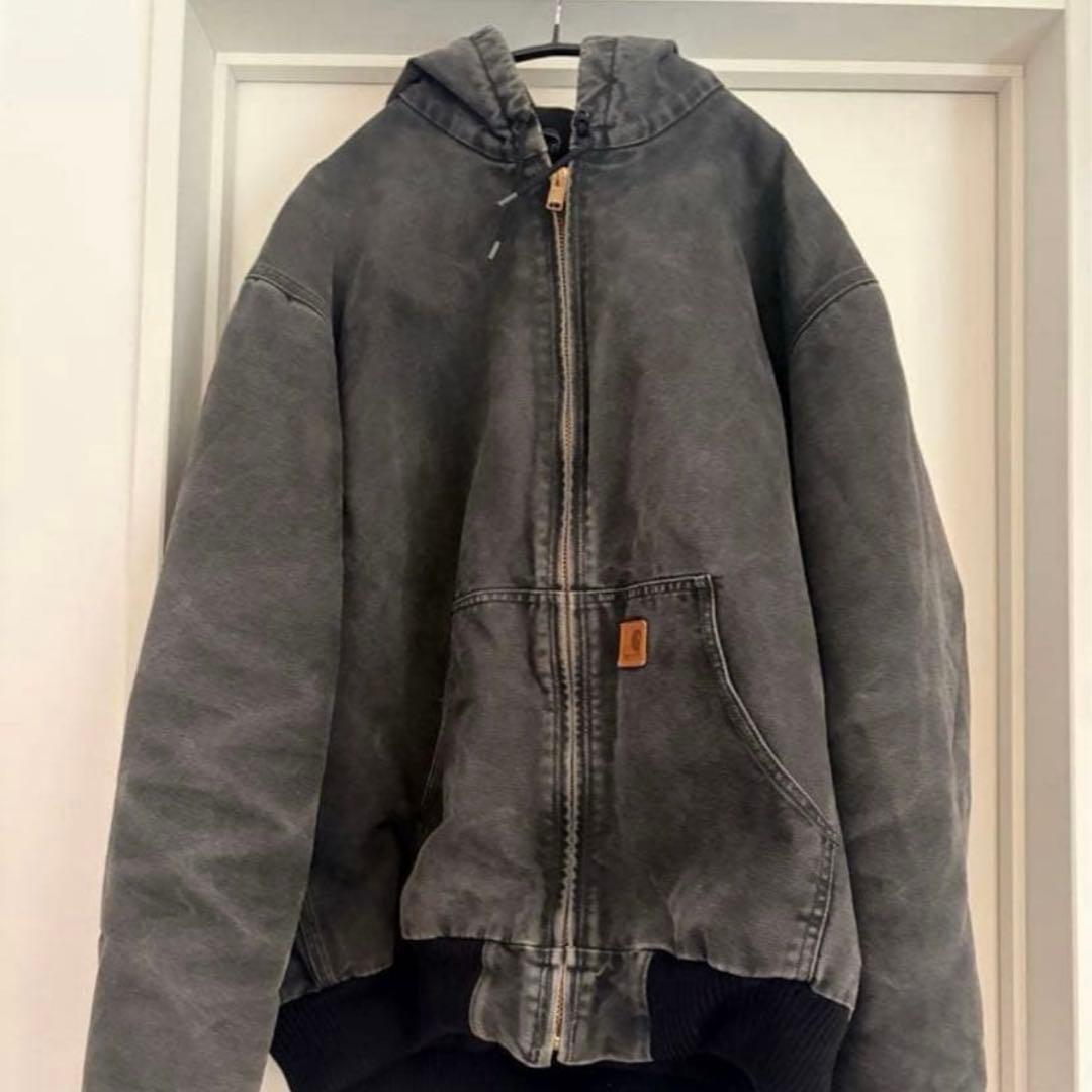 Carhartt カーハート　アクティブジャケット　ブラック　フェード XL