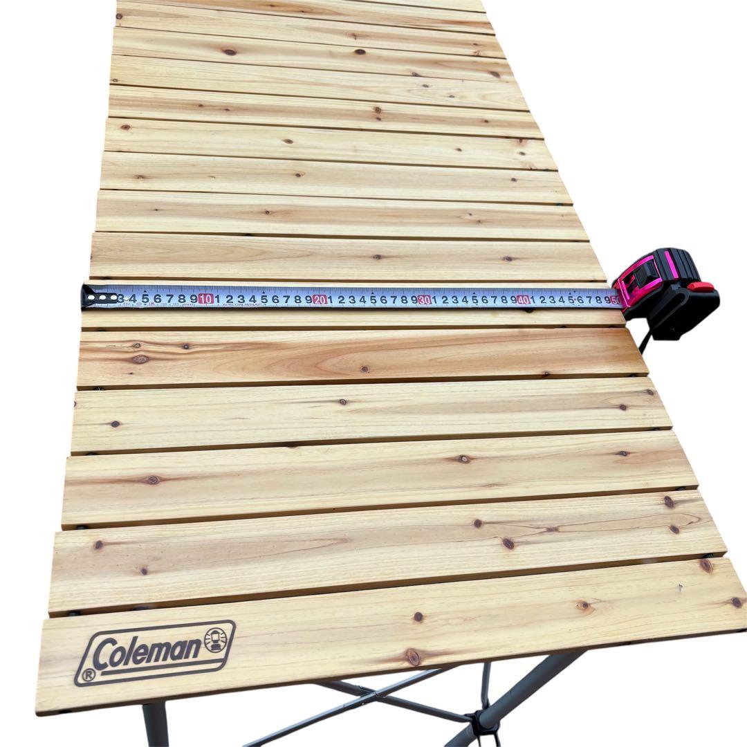 【廃盤】Coleman コールマン ナチュラルウッド カウンター テーブル