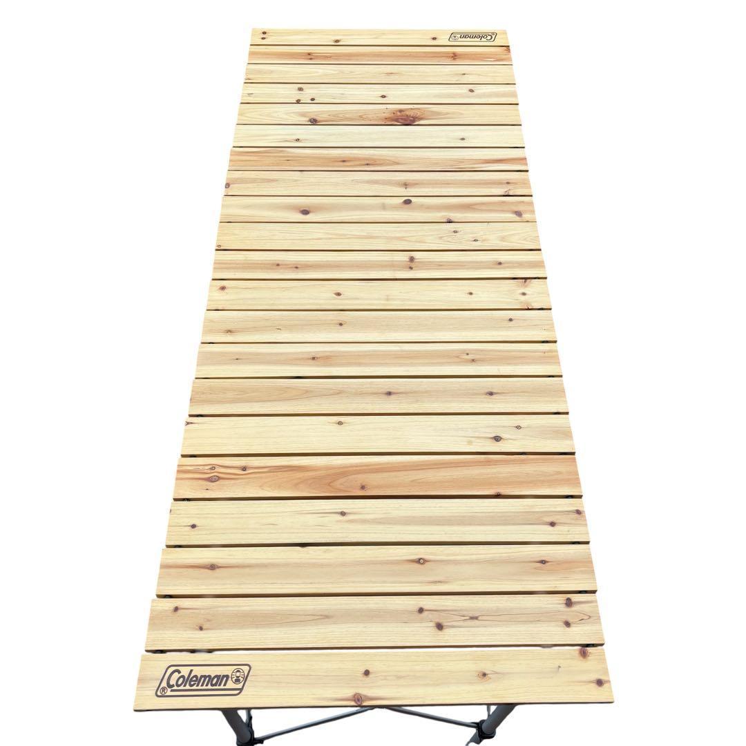 【廃盤】Coleman コールマン ナチュラルウッド カウンター テーブル