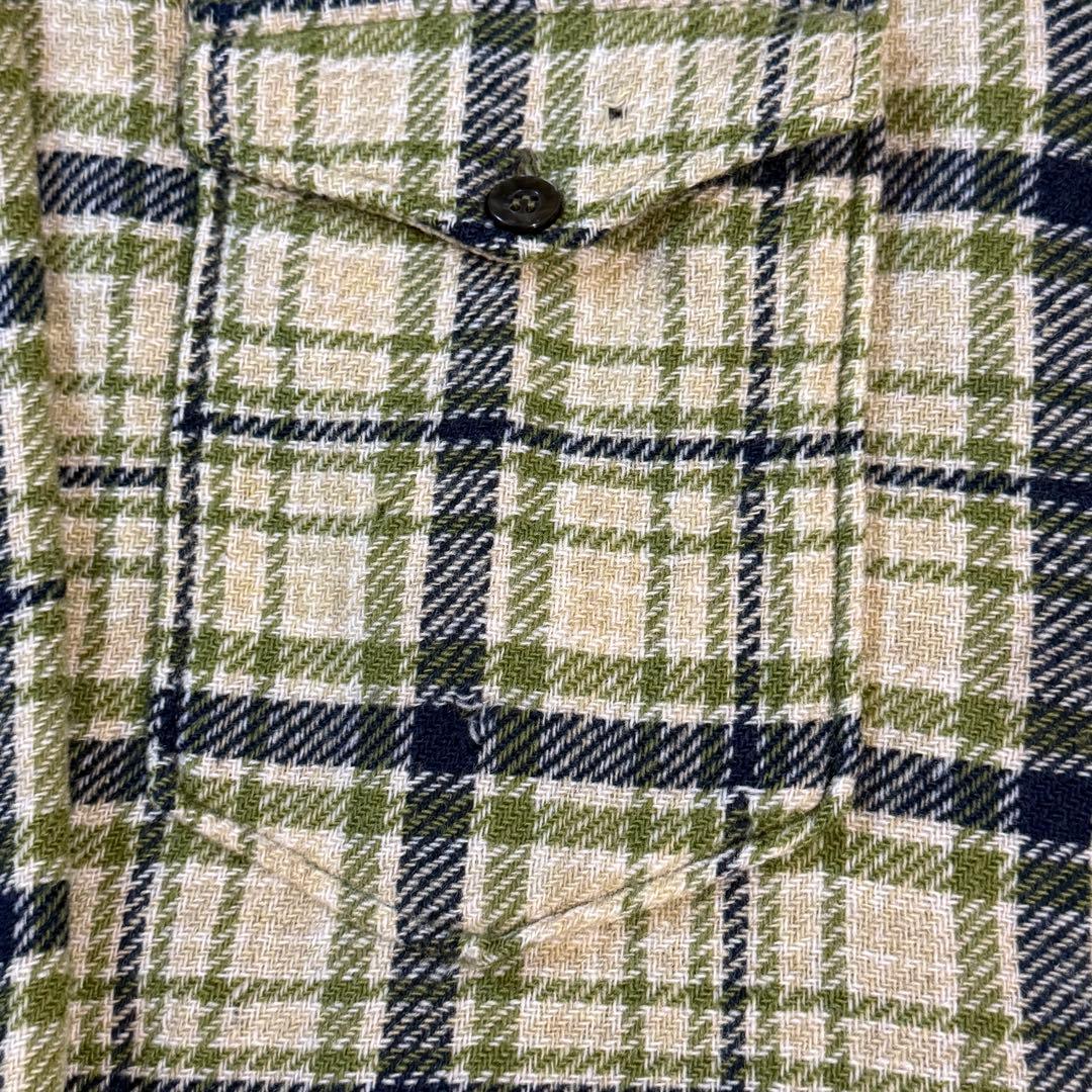 60s-70s Pendleton ボードシャツ　ウールシャツ　USA製　L