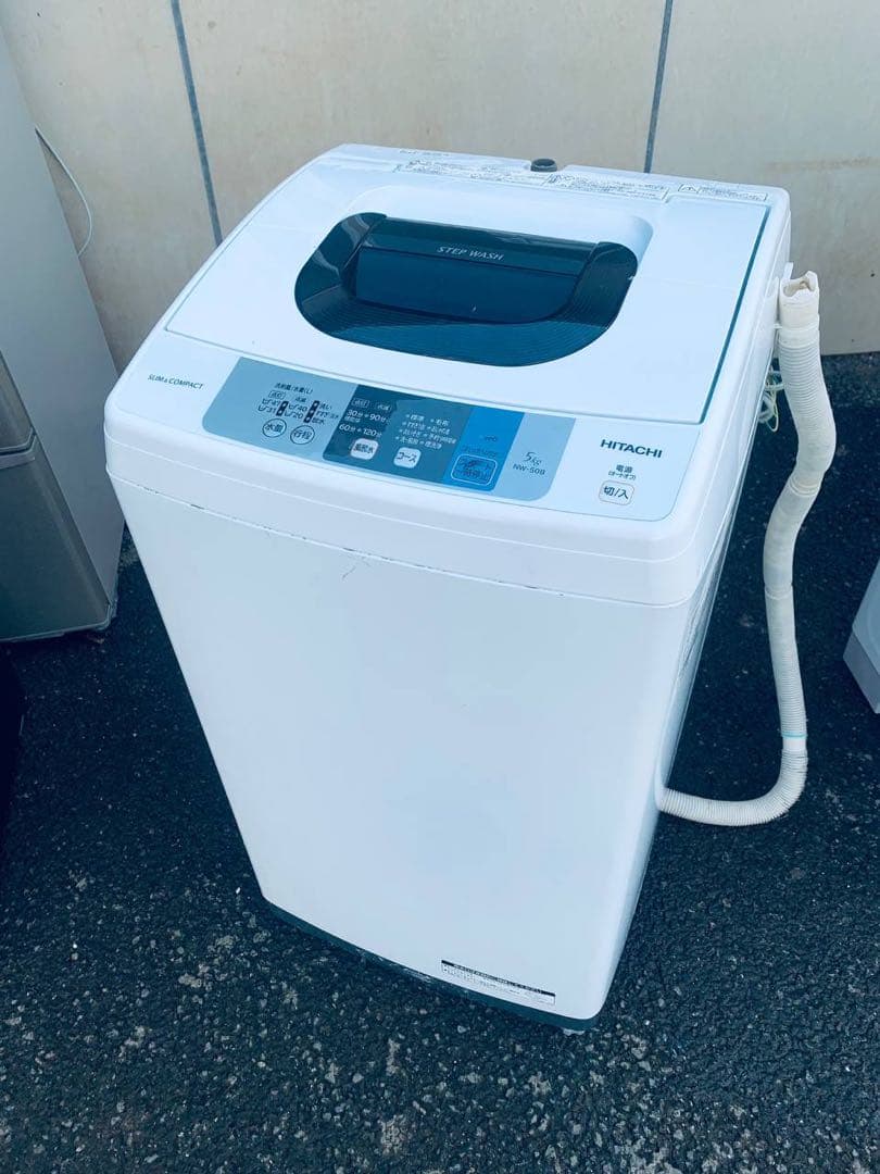 ✅日立電気洗濯機✅ ✅NW-50B✅送料設置無料