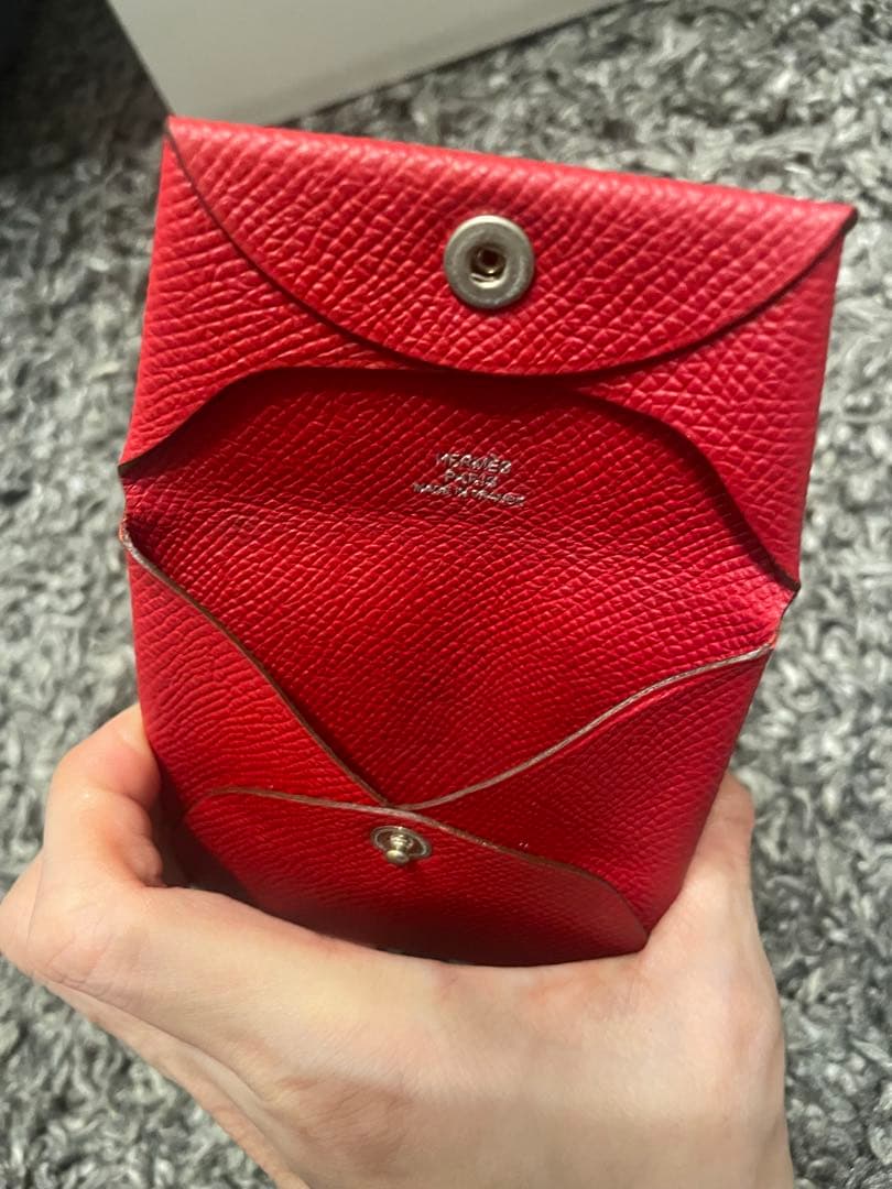 HERMES エルメス バスティア ヴォーエプソン ケース 小銭入れ