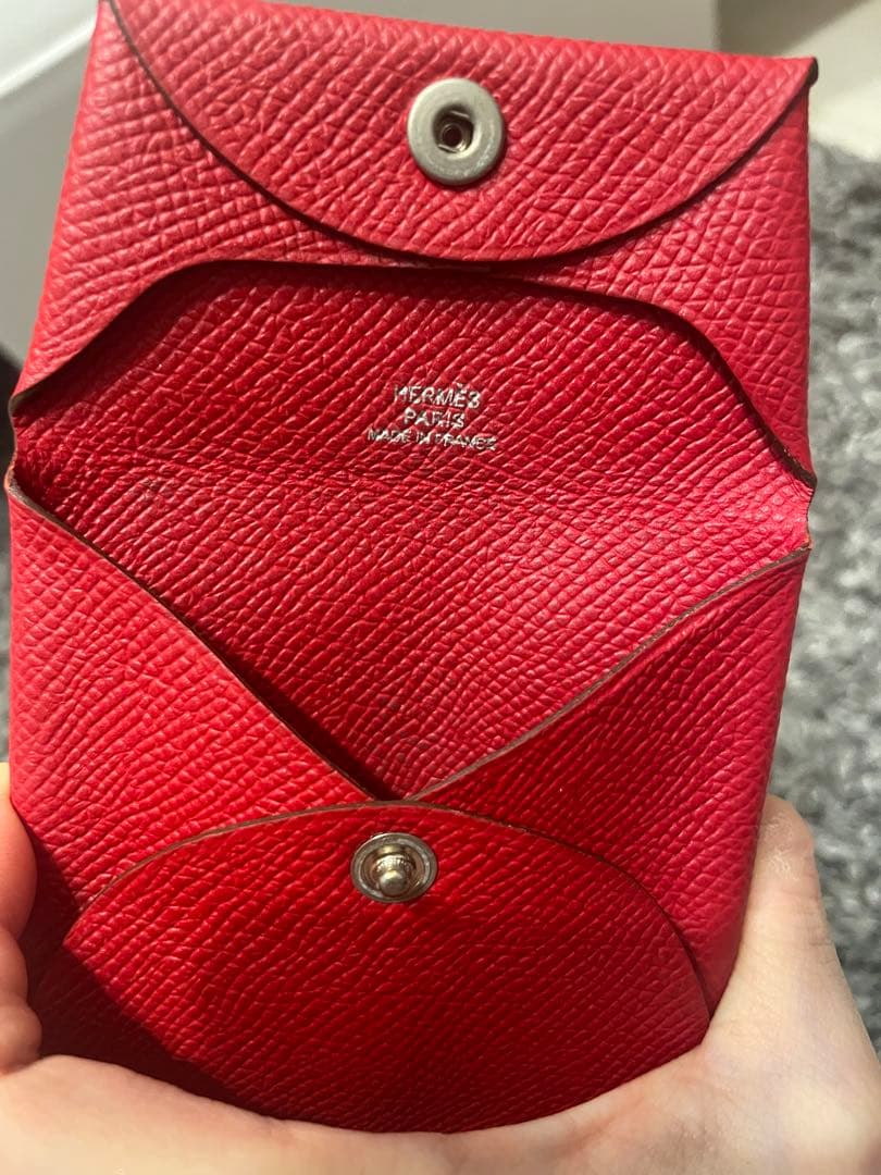 HERMES エルメス バスティア ヴォーエプソン ケース 小銭入れ