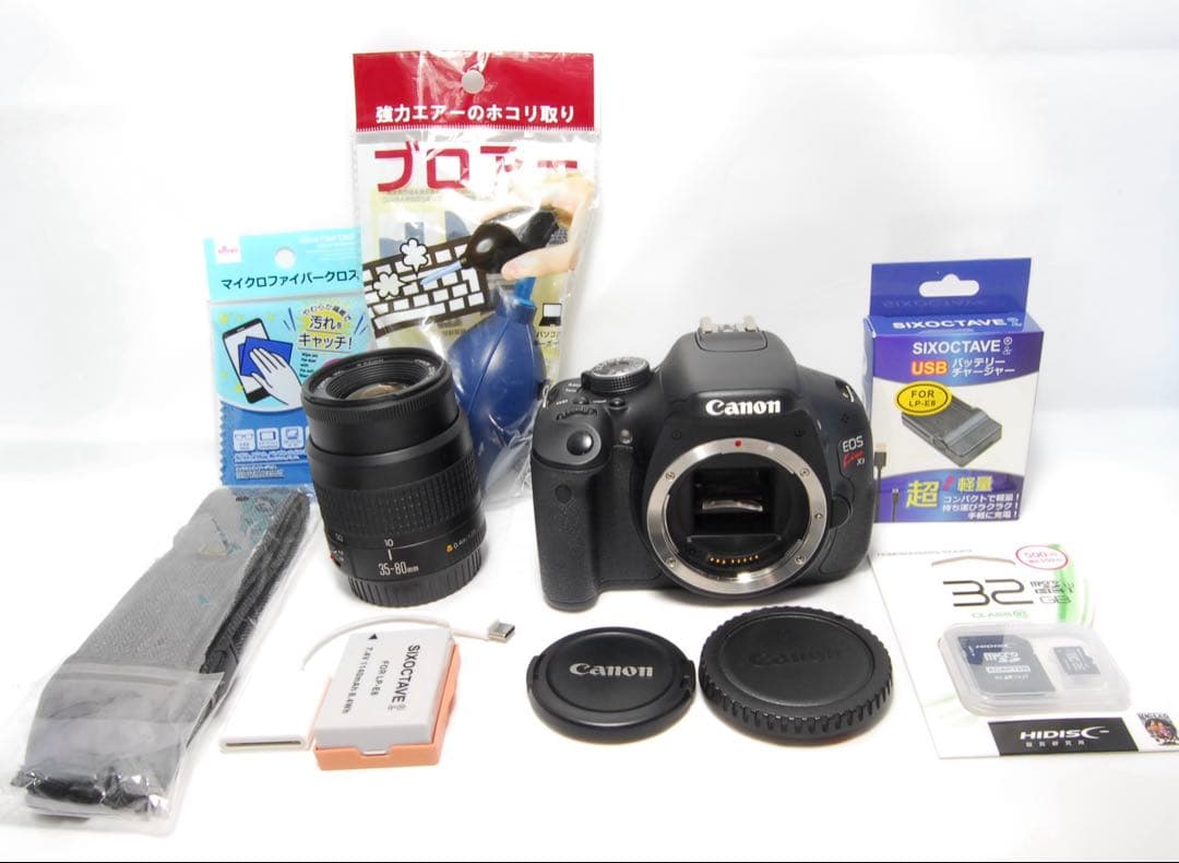 自撮りしやすい❤Canon Kiss X5❤スポーツ撮影OK❤スマホ転送OK❤