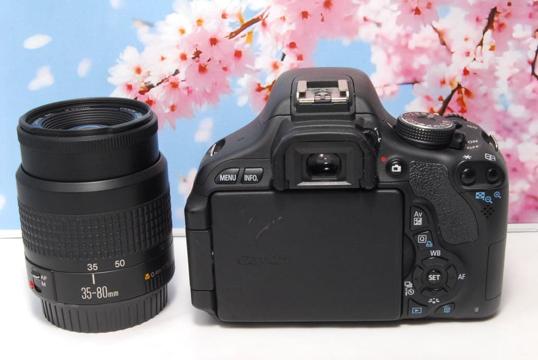 自撮りしやすい❤Canon Kiss X5❤スポーツ撮影OK❤スマホ転送OK❤