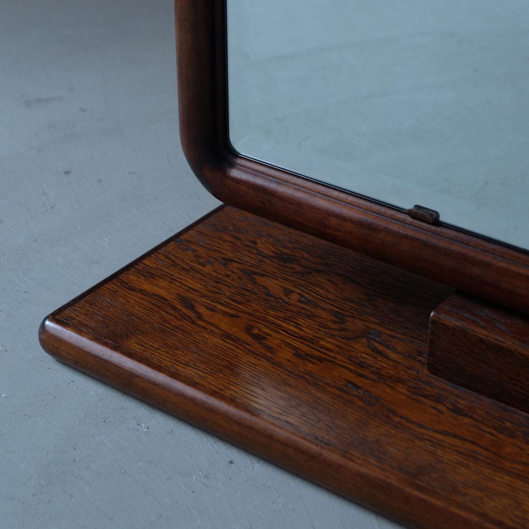 卓上鏡 130×62㎝　ミラー 鏡台 ドレッサー 化粧台 レトロ ヴィンテージ