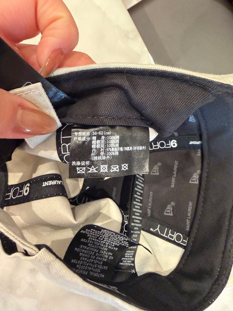 YSL ニューエラ　キャップ