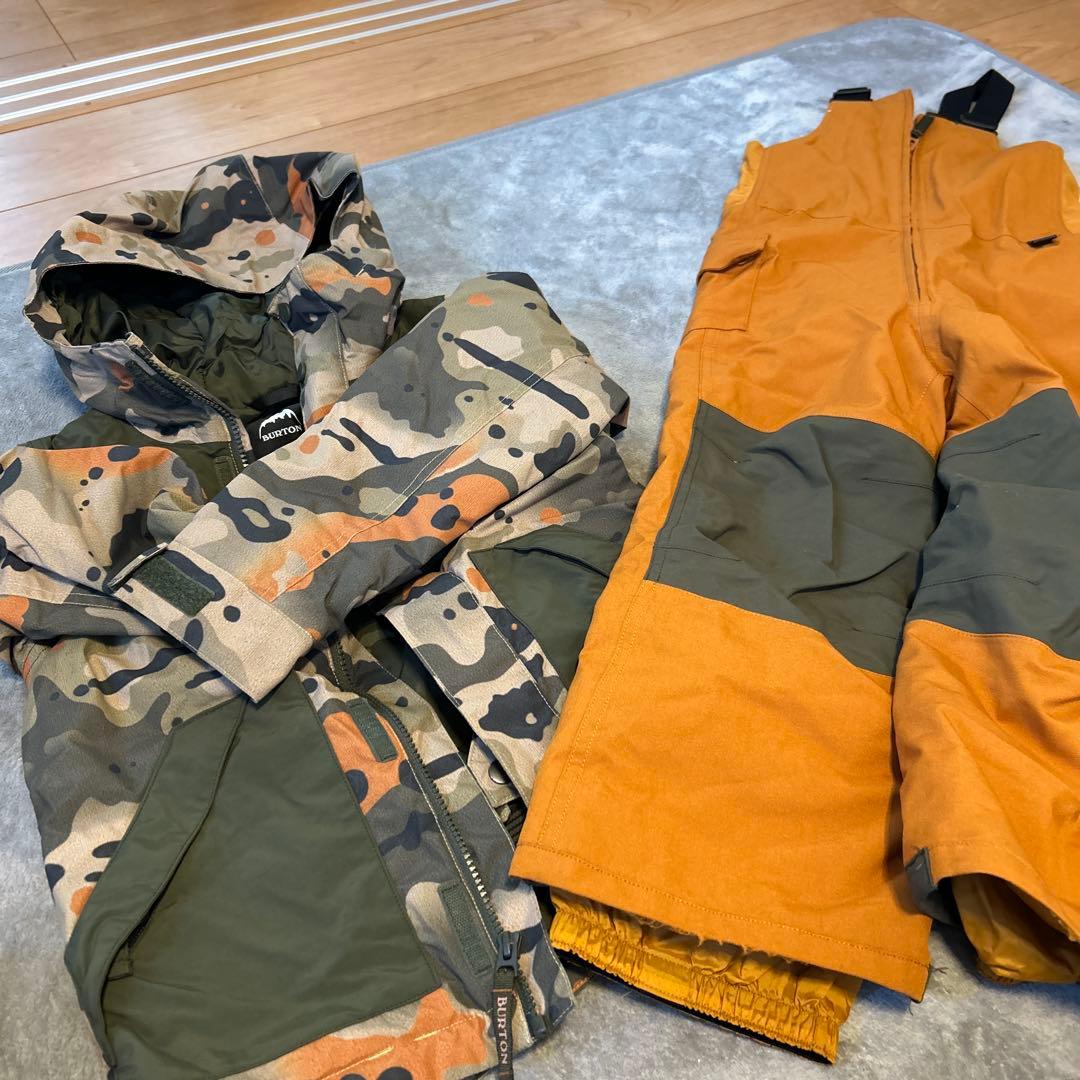 Burton 子ども用スノーボードウェア XS 上下セット