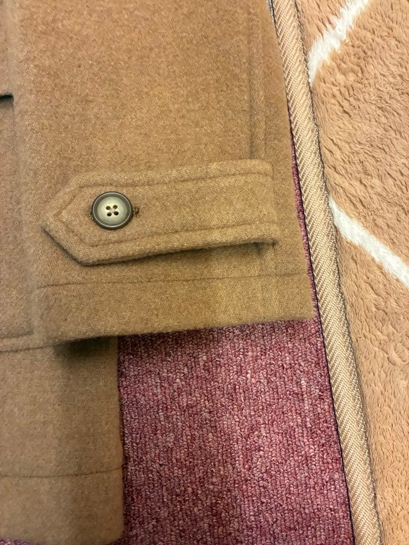 【クリーニング済】イーストボーイ ダッフルコート キャメル