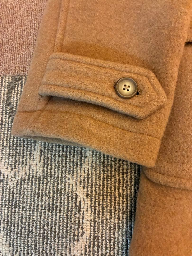 【クリーニング済】イーストボーイ ダッフルコート キャメル