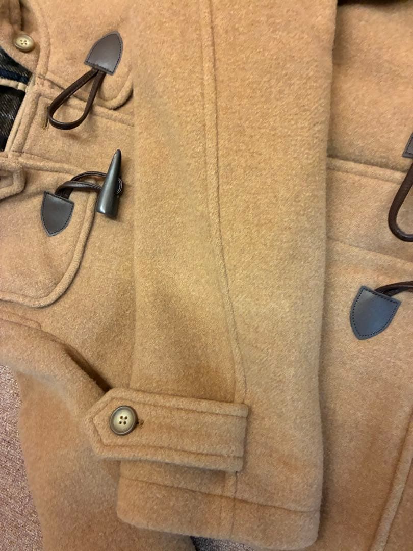 【クリーニング済】イーストボーイ ダッフルコート キャメル