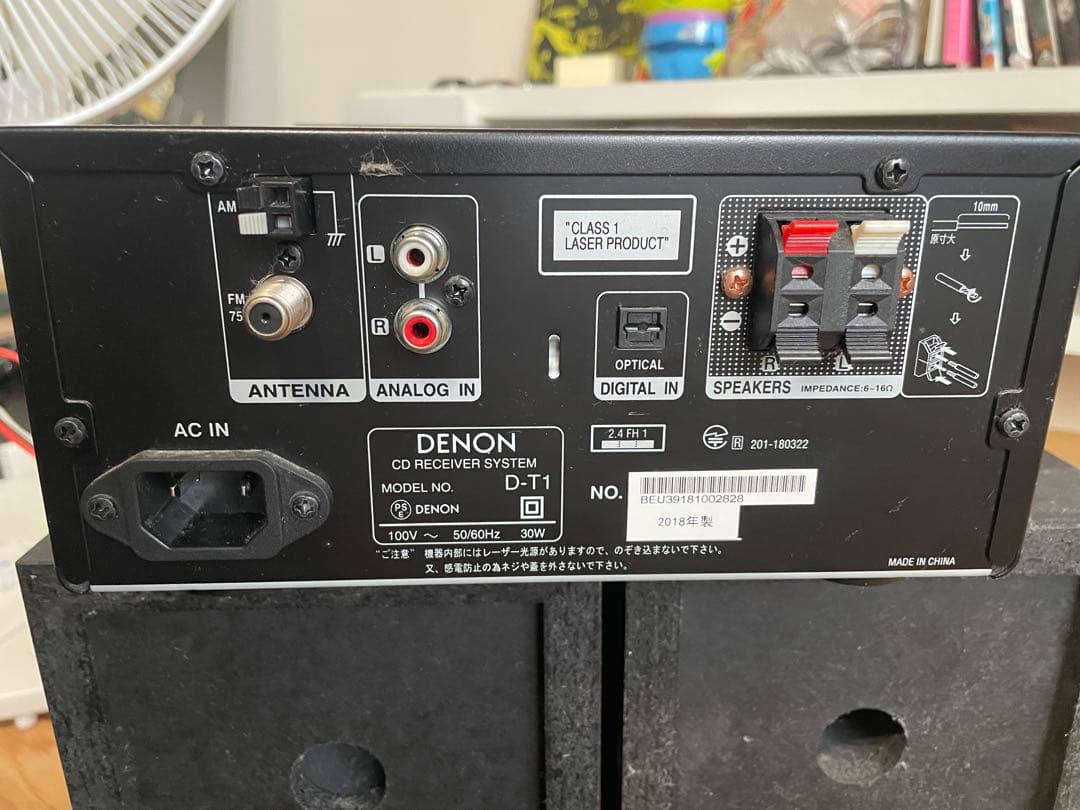 DENON D-T1 コンポ　スピーカー　2018年製