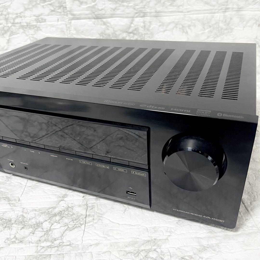 DENON AVR-X550BT AVアンプ オーディオ機器 ジャンク品 現状品