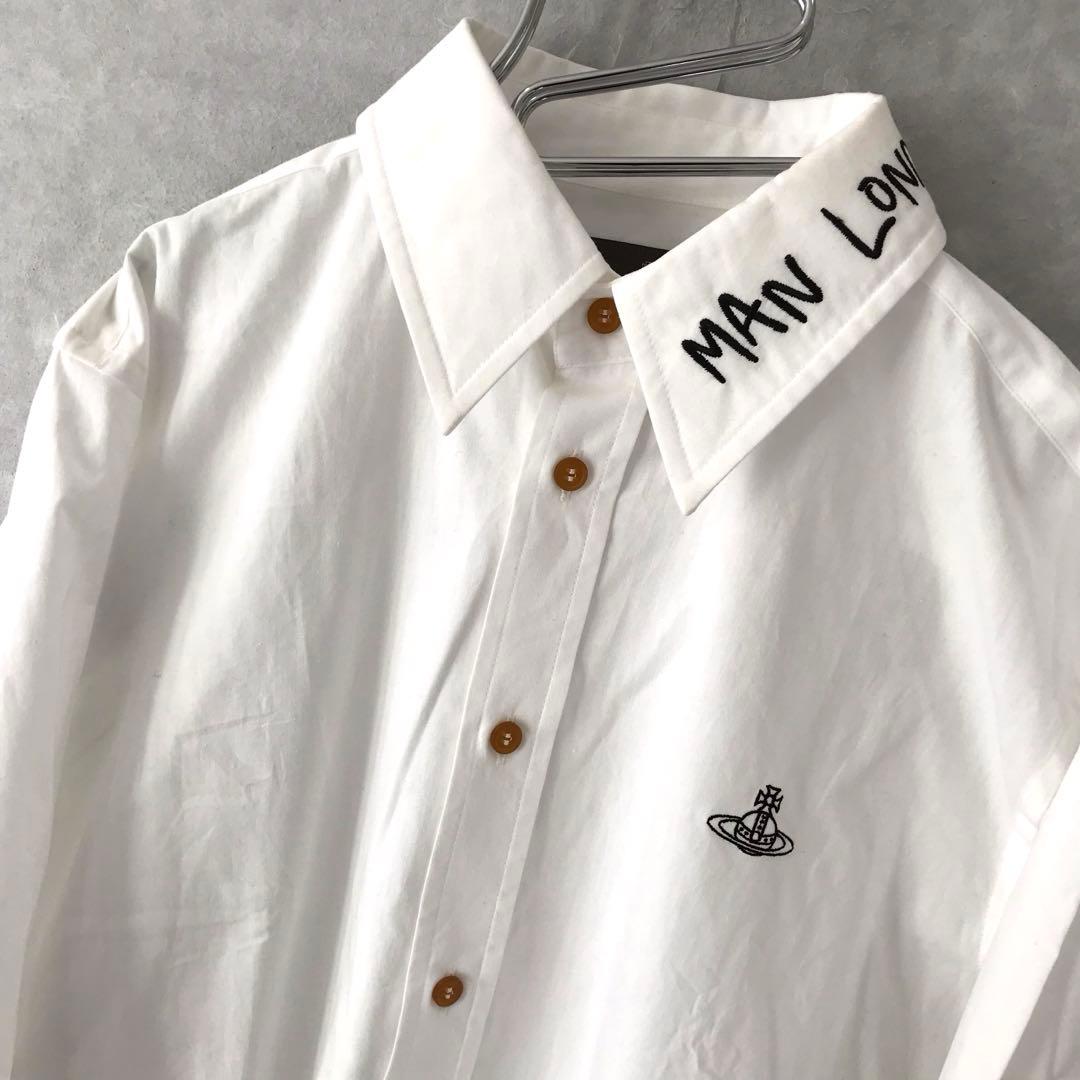 Ｖｉｖｉｅｎｎｅ ｗｅｓｔｗｏｏｄ ＭＡＮ オーブ ドレスシャツ 極美品 50