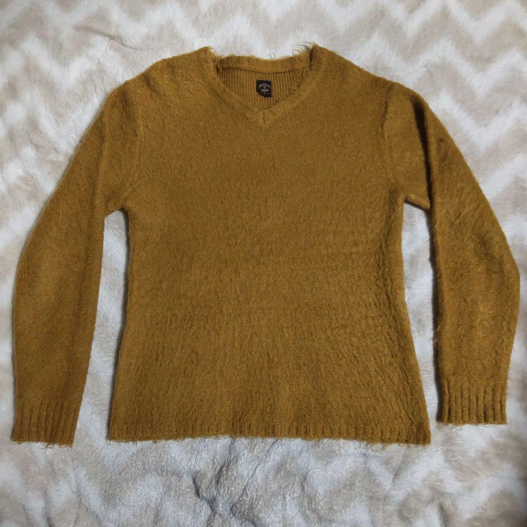 【美品】TOWNCRAFT PENNEY'S モヘア ニット マスタード