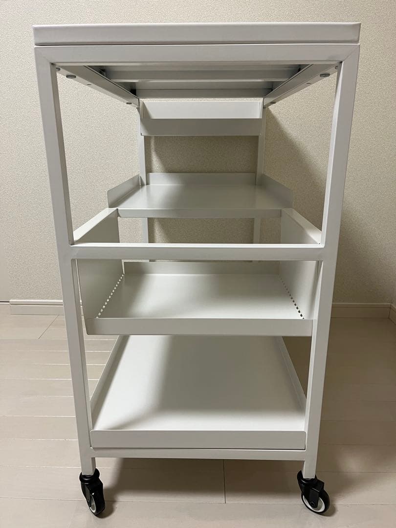 IKEA トロッテン TROTTEN ワゴン ホワイト