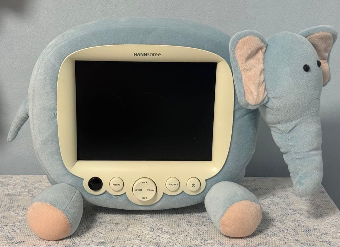 hannspree ゾウ ぬいぐるみ アナログテレビ ハンスプリー