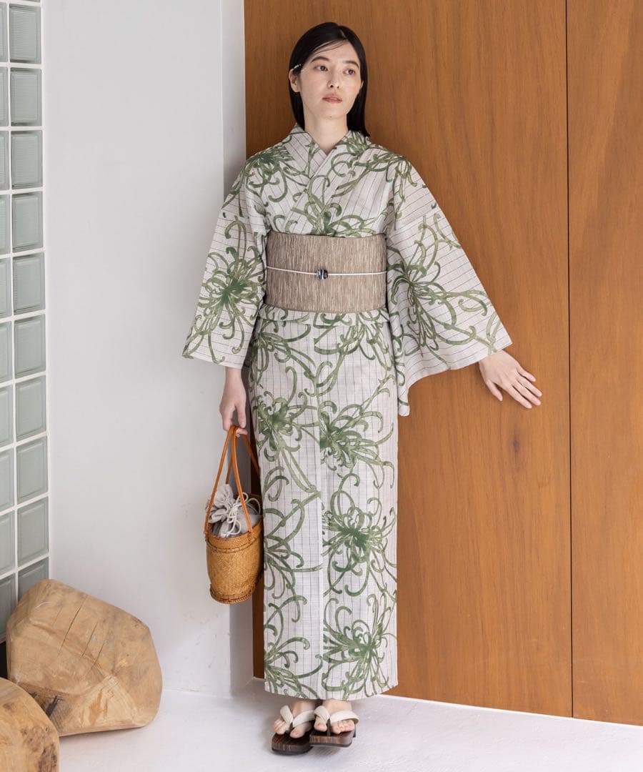 ［新品］浴衣・帯・下駄セット