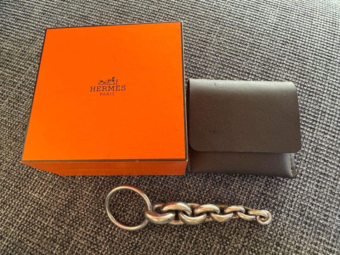 エルメス　クレッシェンド　キーリング　ビンテージ