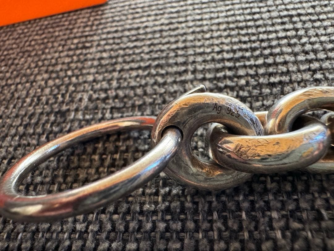 エルメス　クレッシェンド　キーリング　ビンテージ