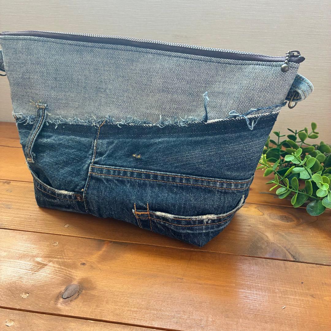 デニムリメイク❤︎サコッシュ❤︎ポーチ