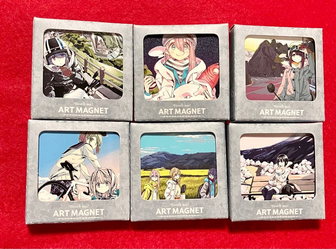 ゆるキャン△ 10周年記念展 アートマグネット 全6種セット