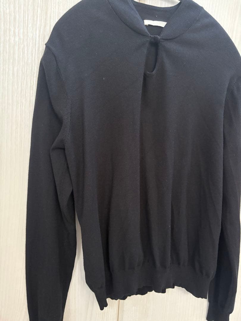 enof トップス　チャイナニット　01