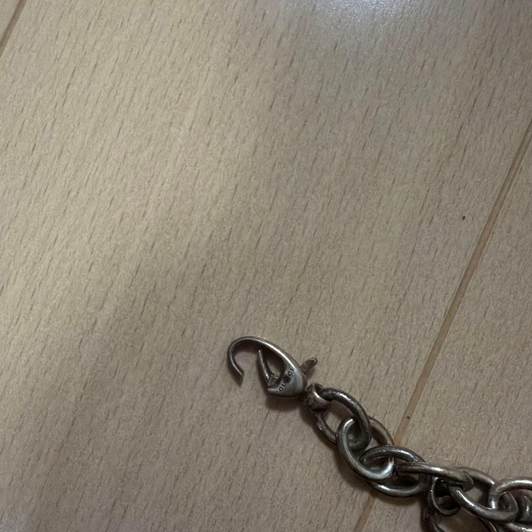 グッチシルバー チェーンブレスレット