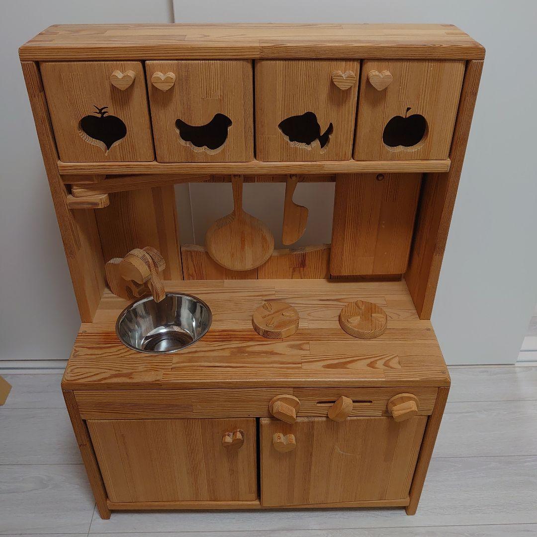 m*a様 おままごとキッチン キッチンセット　職人 手作り 木製 日本製